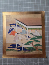 Load image into Gallery viewer, Genji Monogatari (The Tale of Genji), Circa 1603-1650. A Sumptuously Illuminated and Hand Painted Series of Twenty-Seven Yamato-E Paintings, Comprising of Different Chapters, all Masterfully Produced