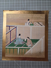 Load image into Gallery viewer, Genji Monogatari (The Tale of Genji), Circa 1603-1650. A Sumptuously Illuminated and Hand Painted Series of Twenty-Seven Yamato-E Paintings, Comprising of Different Chapters, all Masterfully Produced