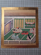 Load image into Gallery viewer, Genji Monogatari (The Tale of Genji), Circa 1603-1650. A Sumptuously Illuminated and Hand Painted Series of Twenty-Seven Yamato-E Paintings, Comprising of Different Chapters, all Masterfully Produced