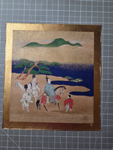 Load image into Gallery viewer, Genji Monogatari (The Tale of Genji), Circa 1603-1650. A Sumptuously Illuminated and Hand Painted Series of Twenty-Seven Yamato-E Paintings, Comprising of Different Chapters, all Masterfully Produced