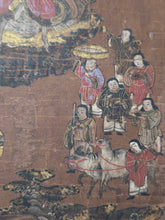 Load image into Gallery viewer, The Benzaiten Mandala, Circa 1500-1600. A Magnificently Painted and Illuminated Miniature Format Depiction of the Uga-Benzaiten, and the Goddess’ Children or Disciples