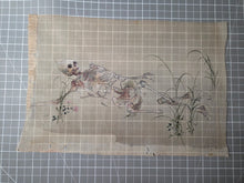 Load image into Gallery viewer, Kusozu (The Nine Stages of Decay), Circa 1800-1850. A Set of Nine Silk Paintings on Kusozu, Depicting the Process from when a Beautiful Woman Dies to when she Decays and Ends up in her Grave, Gruesomely Depicted