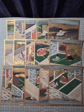 Load image into Gallery viewer, Hachikazuki (The Bowl-Bearer Princess), Circa 1600-1650. A Sumptuously Illuminated and Hand Painted Series of Sixteen Illuminated Yamato-E Paintings. An extremely Scarce Nara Ehon of this Otogi Zoshi Tale, a Japanese Cinderella