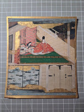 Load image into Gallery viewer, Hachikazuki (The Bowl-Bearer Princess), Circa 1600-1650. A Sumptuously Illuminated and Hand Painted Series of Sixteen Illuminated Yamato-E Paintings. An extremely Scarce Nara Ehon of this Otogi Zoshi Tale, a Japanese Cinderella