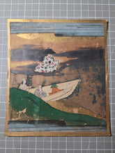 Load image into Gallery viewer, Hachikazuki (The Bowl-Bearer Princess), Circa 1600-1650. A Sumptuously Illuminated and Hand Painted Series of Sixteen Illuminated Yamato-E Paintings. An extremely Scarce Nara Ehon of this Otogi Zoshi Tale, a Japanese Cinderella