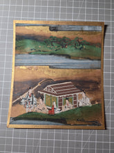 Load image into Gallery viewer, Hachikazuki (The Bowl-Bearer Princess), Circa 1600-1650. A Sumptuously Illuminated and Hand Painted Series of Sixteen Illuminated Yamato-E Paintings. An extremely Scarce Nara Ehon of this Otogi Zoshi Tale, a Japanese Cinderella