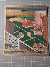 Load image into Gallery viewer, Hachikazuki (The Bowl-Bearer Princess), Circa 1600-1650. A Sumptuously Illuminated and Hand Painted Series of Sixteen Illuminated Yamato-E Paintings. An extremely Scarce Nara Ehon of this Otogi Zoshi Tale, a Japanese Cinderella