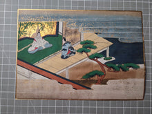 Load image into Gallery viewer, Bunsho Soshi (The Tale of Bunsho), Circa 1600-1670. A Beautifully Illuminated and Hand Painted Series of Twenty-Eight Yamato-E Paintings, Likely Made for the Nara Ehon Narrative of Bunsho the Saltmaker and Possibly Another Tale