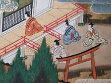 Load image into Gallery viewer, Bunsho Soshi (The Tale of Bunsho), Circa 1600-1670. A Beautifully Illuminated and Hand Painted Series of Twenty-Eight Yamato-E Paintings, Likely Made for the Nara Ehon Narrative of Bunsho the Saltmaker and Possibly Another Tale