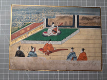 Load image into Gallery viewer, Bunsho Soshi (The Tale of Bunsho), Circa 1600-1670. A Beautifully Illuminated and Hand Painted Series of Twenty-Eight Yamato-E Paintings, Likely Made for the Nara Ehon Narrative of Bunsho the Saltmaker and Possibly Another Tale