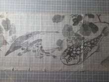 Load image into Gallery viewer, Tori to Sakana no Makimono (Birds and Fish Scroll), Circa 1820-1860. An Emakimono Handscroll of Numerous Birds and Fish Paintings, Over Four Meters in Length