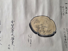 Load image into Gallery viewer, Hao li da Daoju (Great Gift Items), and Another Scroll, 1790. Two Manuscript Scrolls on Wedding Etiquette, with 14 Hand Drawn Illustrations of Gifts and Furniture, Including Lacquerware Boxes