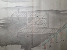 Load image into Gallery viewer, Genji Monogatari Emaki (The Tale of Genji Picture Scroll), Circa 1800-1900. A Monumental, 38-Foot-Long Manuscript Comprising of Chapters 33-54 of this Heian Classic, Painted in the Heian Style