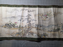 Load image into Gallery viewer, The Banquet of Xiwangmu, Circa 1750-1850. A Beautifully Painted Handscroll of The Queen Mother of the West, Taoist Immortals including Liu Haichan and an Immortal Flying on a Crane, the Queen Mother, and the Seven Lucky Gods