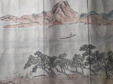 Load image into Gallery viewer, An Emakimono Handscroll of Coastal Landscapes, Mountains and Bays, Circa 1800-1846. Beautifully Painted in the Southern School Style, and Presented to a Prolific Landscape Artist of the Mid to Late Edo Period
