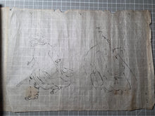 Load image into Gallery viewer, A Tremendous Emakimono Handscroll of Paintings and Sketches, Circa 1800-1850. Dozens of Birds and Other Creatures, Floral Compositions, Mythological Figures, and Landscapes, 10 Meters in Length