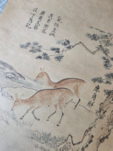 Load image into Gallery viewer, Kano School Emakimono, Circa 1750-1800. A Beautiful Handscroll of Fifteen Paintings and One Sketch, Largely Landscapes and Nature Scenes with Animals
