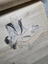 Load image into Gallery viewer, A Monumental Emakimono Handscroll of Preliminary Sketches and Paintings by Various Kano School Members, With Examples Transposed and Compiled into Handscroll Format, Circa 1650-1840. 17 Meters With Hundreds of Different Figures&nbsp;