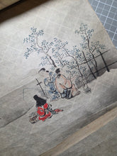 Load image into Gallery viewer, A Monumental Emakimono Handscroll of Preliminary Sketches and Paintings by Various Kano School Members, With Examples Transposed and Compiled into Handscroll Format, Circa 1650-1840. 17 Meters With Hundreds of Different Figures&nbsp;