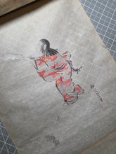 Load image into Gallery viewer, A Monumental Emakimono Handscroll of Preliminary Sketches and Paintings by Various Kano School Members, With Examples Transposed and Compiled into Handscroll Format, Circa 1650-1840. 17 Meters With Hundreds of Different Figures&nbsp;