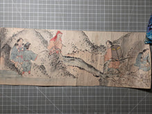 Load image into Gallery viewer, Shuten-Doji Emaki (The Tale of Shuten Doji), Circa 1800-1850. A Disbound Emakimono Handscroll of The Killing of the Oni King, In Ten Paintings