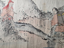 Load image into Gallery viewer, Shuten-Doji Emaki (The Tale of Shuten Doji), Circa 1800-1850. A Disbound Emakimono Handscroll of The Killing of the Oni King, In Ten Paintings