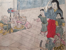 Load image into Gallery viewer, Shuten-Doji Emaki (The Tale of Shuten Doji), Circa 1800-1850. A Disbound Emakimono Handscroll of The Killing of the Oni King, In Ten Paintings