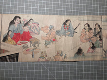 Load image into Gallery viewer, Shuten-Doji Emaki (The Tale of Shuten Doji), Circa 1800-1850. A Disbound Emakimono Handscroll of The Killing of the Oni King, In Ten Paintings