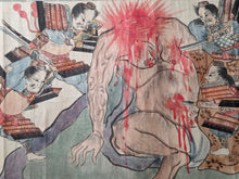 Load image into Gallery viewer, Shuten-Doji Emaki (The Tale of Shuten Doji), Circa 1800-1850. A Disbound Emakimono Handscroll of The Killing of the Oni King, In Ten Paintings