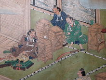 Load image into Gallery viewer, Ōeyama Shuten Oni Emaki Jōkan (Oeyama Shuten Oni Picture Scroll, Volume One of Two), Circa 1600-1700. A Sumptuously Produced Nara Emaki, with Thirteen Monumental and Beautifully Illuminated Paintings, of this Tale of the Oni King