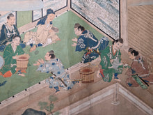 Load image into Gallery viewer, Ōeyama Shuten Oni Emaki Jōkan (Oeyama Shuten Oni Picture Scroll, Volume One of Two), Circa 1600-1700. A Sumptuously Produced Nara Emaki, with Thirteen Monumental and Beautifully Illuminated Paintings, of this Tale of the Oni King