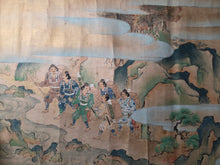 Load image into Gallery viewer, Ōeyama Shuten Oni Emaki Jōkan (Oeyama Shuten Oni Picture Scroll, Volume One of Two), Circa 1600-1700. A Sumptuously Produced Nara Emaki, with Thirteen Monumental and Beautifully Illuminated Paintings, of this Tale of the Oni King