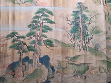 Load image into Gallery viewer, Ōeyama Shuten Oni Emaki Jōkan (Oeyama Shuten Oni Picture Scroll, Volume One of Two), Circa 1600-1700. A Sumptuously Produced Nara Emaki, with Thirteen Monumental and Beautifully Illuminated Paintings, of this Tale of the Oni King
