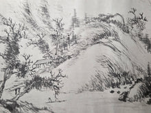 Load image into Gallery viewer, A Monumental Emakimono Handscroll of Paintings and Calligraphy, Circa 1800-1890. A Near 13 Meter Scroll of Nanga Paintings and Beautiful Calligraphy by Confucian Scholars and Southern School Artists