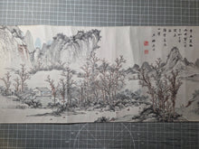 Load image into Gallery viewer, A Monumental Emakimono Handscroll of Paintings and Calligraphy, Circa 1800-1890. A Near 13 Meter Scroll of Nanga Paintings and Beautiful Calligraphy by Confucian Scholars and Southern School Artists