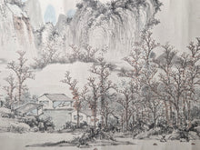 Load image into Gallery viewer, A Monumental Emakimono Handscroll of Paintings and Calligraphy, Circa 1800-1890. A Near 13 Meter Scroll of Nanga Paintings and Beautiful Calligraphy by Confucian Scholars and Southern School Artists