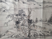 Load image into Gallery viewer, A Monumental Emakimono Handscroll of Paintings and Calligraphy, Circa 1800-1890. A Near 13 Meter Scroll of Nanga Paintings and Beautiful Calligraphy by Confucian Scholars and Southern School Artists