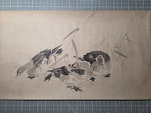 Load image into Gallery viewer, Kano Uyasunobu Emaki (Kano Yasunobu Picture Scroll), Circa 1660-1670. A Monumental Emakimono Handscroll with Fourteen Beautiful, and Large Ink Wash Paintings, totalling 12 Meters. Great Creatures, Landscapes, and More