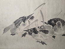 Load image into Gallery viewer, Kano Uyasunobu Emaki (Kano Yasunobu Picture Scroll), Circa 1660-1670. A Monumental Emakimono Handscroll with Fourteen Beautiful, and Large Ink Wash Paintings, totalling 12 Meters. Great Creatures, Landscapes, and More