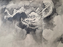 Load image into Gallery viewer, Kano Uyasunobu Emaki (Kano Yasunobu Picture Scroll), Circa 1660-1670. A Monumental Emakimono Handscroll with Fourteen Beautiful, and Large Ink Wash Paintings, totalling 12 Meters. Great Creatures, Landscapes, and More