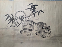 Load image into Gallery viewer, Kano Uyasunobu Emaki (Kano Yasunobu Picture Scroll), Circa 1660-1670. A Monumental Emakimono Handscroll with Fourteen Beautiful, and Large Ink Wash Paintings, totalling 12 Meters. Great Creatures, Landscapes, and More