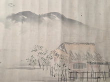 Load image into Gallery viewer, Kanō-ha Nihon Fūkeizu Makimono (Kano School Japanese Landscape Scroll), Circa 1650-1750. A Beautiful Landscape Emakimono Handscroll on Silk