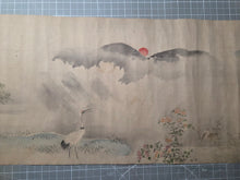 Load image into Gallery viewer, Kanō-ha Nihon Fūkeizu Makimono (Kano School Japanese Landscape Scroll), Circa 1650-1750. A Beautiful Landscape Emakimono Handscroll on Silk