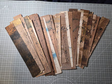 Load image into Gallery viewer, A Selection of Forty Unidentified Tanzaku Poetry Strips by Numerous Calligraphers, Circa 1336-1650. Illuminated Manuscripts on Paper
