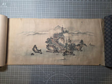 Load image into Gallery viewer, Kanō-ha Emakimono (Kano School Emakimono), Circa 1635-1685. Twelve Beautiful Silk Paintings in the Style of an Early Head of the Kano School of Art, Seven Meters Long