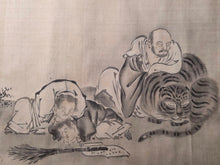 Load image into Gallery viewer, Kanō-ha Emakimono (Kano School Emakimono), Circa 1635-1685. Twelve Beautiful Silk Paintings in the Style of an Early Head of the Kano School of Art, Seven Meters Long