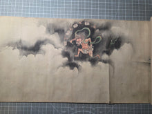Load image into Gallery viewer, Kanō-ha Emakimono (Kano School Emakimono), Circa 1635-1685. Twelve Beautiful Silk Paintings in the Style of an Early Head of the Kano School of Art, Seven Meters Long