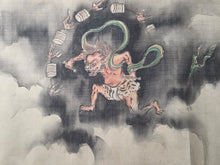 Load image into Gallery viewer, Kanō-ha Emakimono (Kano School Emakimono), Circa 1635-1685. Twelve Beautiful Silk Paintings in the Style of an Early Head of the Kano School of Art, Seven Meters Long