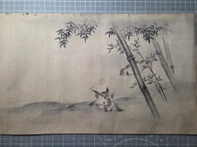 Load image into Gallery viewer, Kanō-ha Emakimono (Kano School Emakimono), Circa 1635-1685. Twelve Beautiful Silk Paintings in the Style of an Early Head of the Kano School of Art, Seven Meters Long