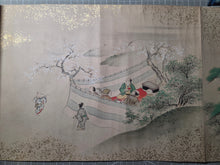 Load image into Gallery viewer, Jū ni-kagetsu Nenjū Gyōji Emakimono Eiichi chō (The Twelve Months of the Year Events Picture Scroll by Hanabusa Itchō), Circa 1680-1724. 12 Beautiful Paintings, Lavishly Decorated and Illuminated in the Style of a Nara Emaki. Over Six Meters Long